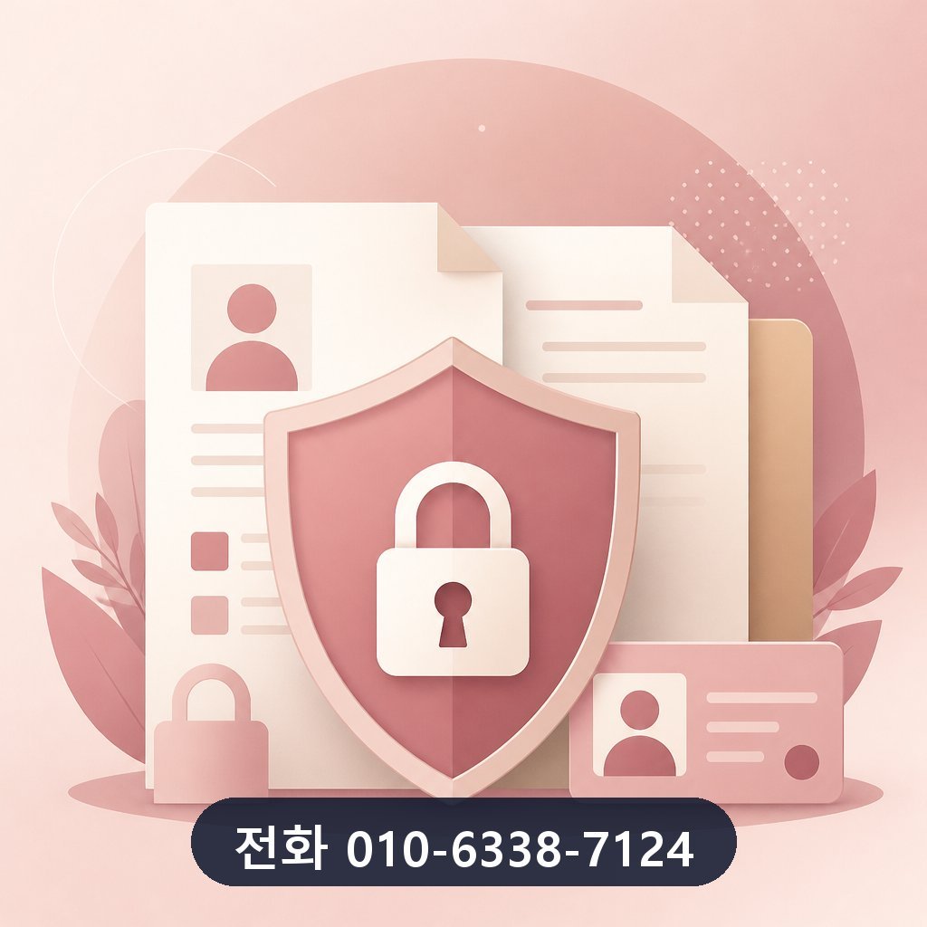 신용카드 현금화 방법 개인정보 보호 이미지 · 문의 010-6338-7124